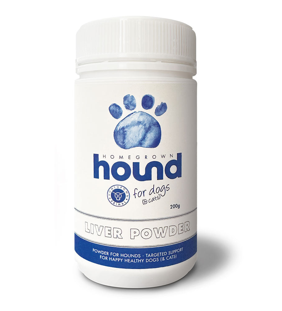 Bovine Liver powdered supplement for dogs & cats, Homegrown Primal