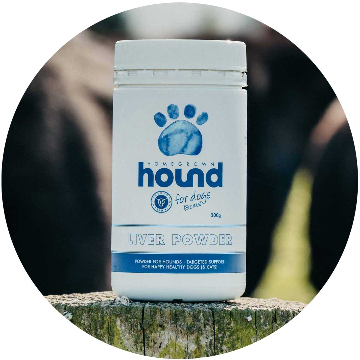 Bovine Liver powdered supplement for dogs & cats, Homegrown Primal