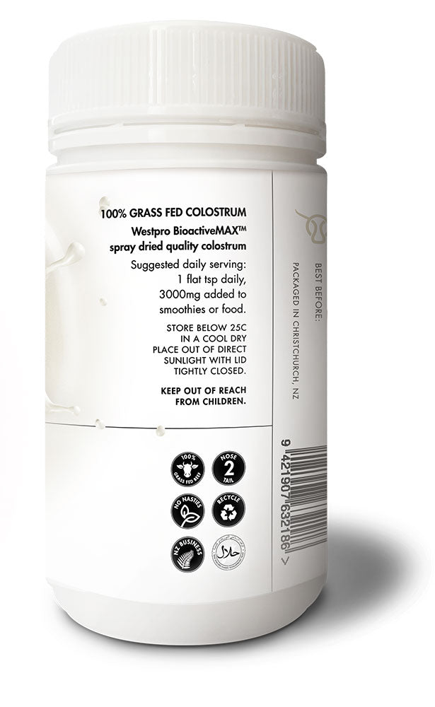 Bovine Colostrum Supplement in powder form