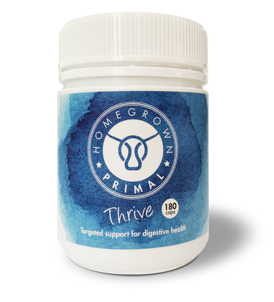 Front view of our Thrive supplement